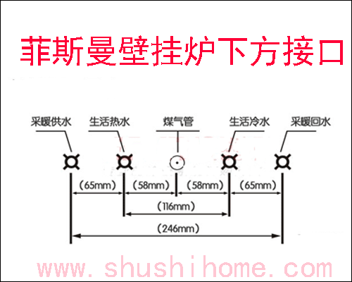 菲斯曼壁挂炉接口尺寸