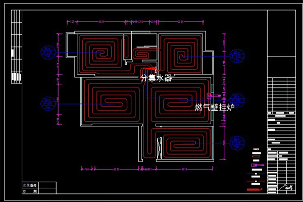 地暖安装设计图