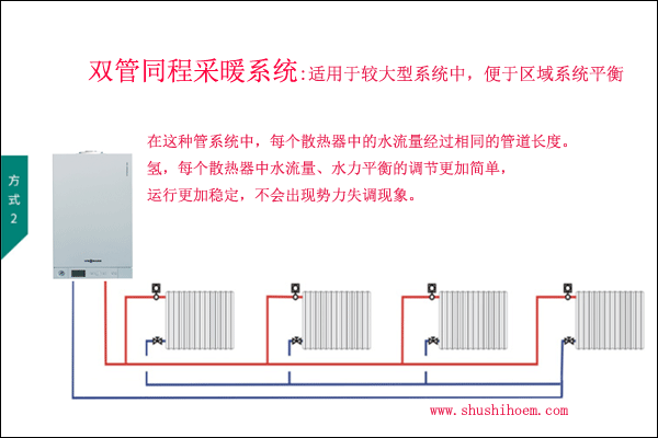 双管同程采暖系统